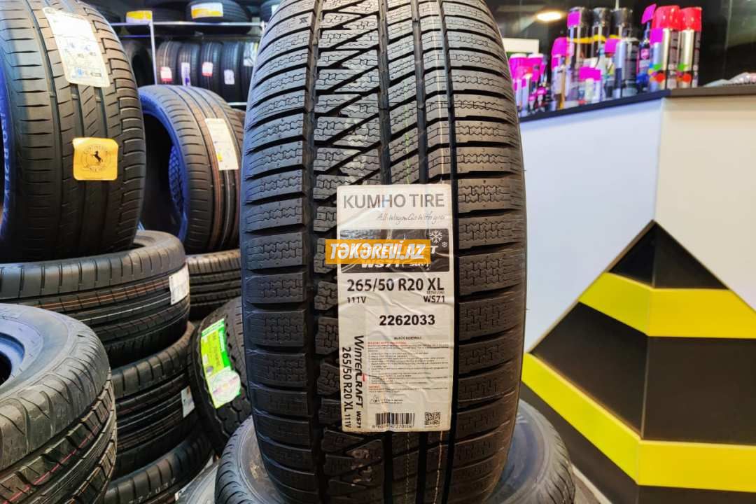 Kumho 265/50 R20 - Qış təkəri