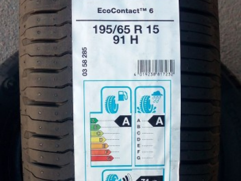 Continental ContiEcoContact 6 195/65 R15 - Yay təkəri